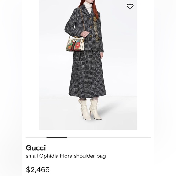 Authentic Gucci Ophidia Flora Shoulder Bag - Picture 5 of 7